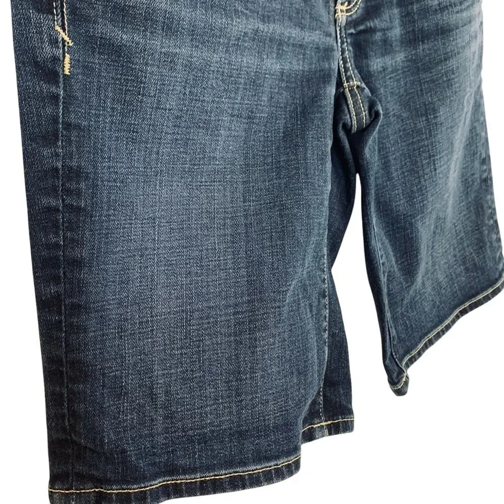 Holding Horses Anthropologie Jean Womens Boy Shorts 11" Inseam Denim sz 27 - Picture 3 of 12